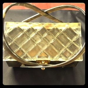 1950s Vintage Wilardy Handbag Purse Pearlescent Gr